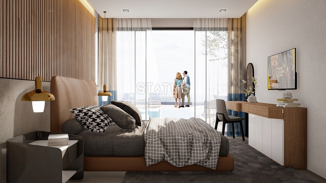 Элитные 3-комнатные двухэтажные апартаменты 80 м2 с частным бассейном в 100 метрах от моря фото 3