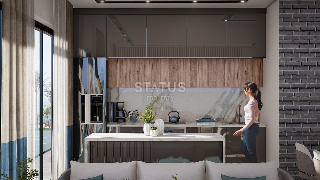 Элитные 3-комнатные двухэтажные апартаменты 80 м2 с частным бассейном в 100 метрах от моря фото 6