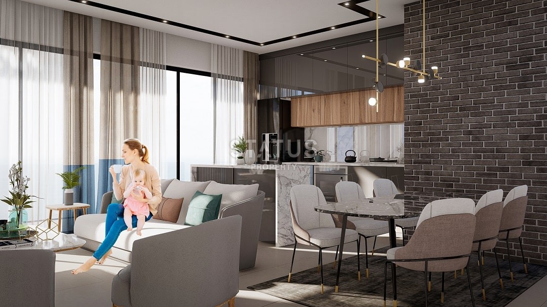 Элитные 3-комнатные двухэтажные апартаменты 80 м2 с частным бассейном в 100 метрах от моря фото 7