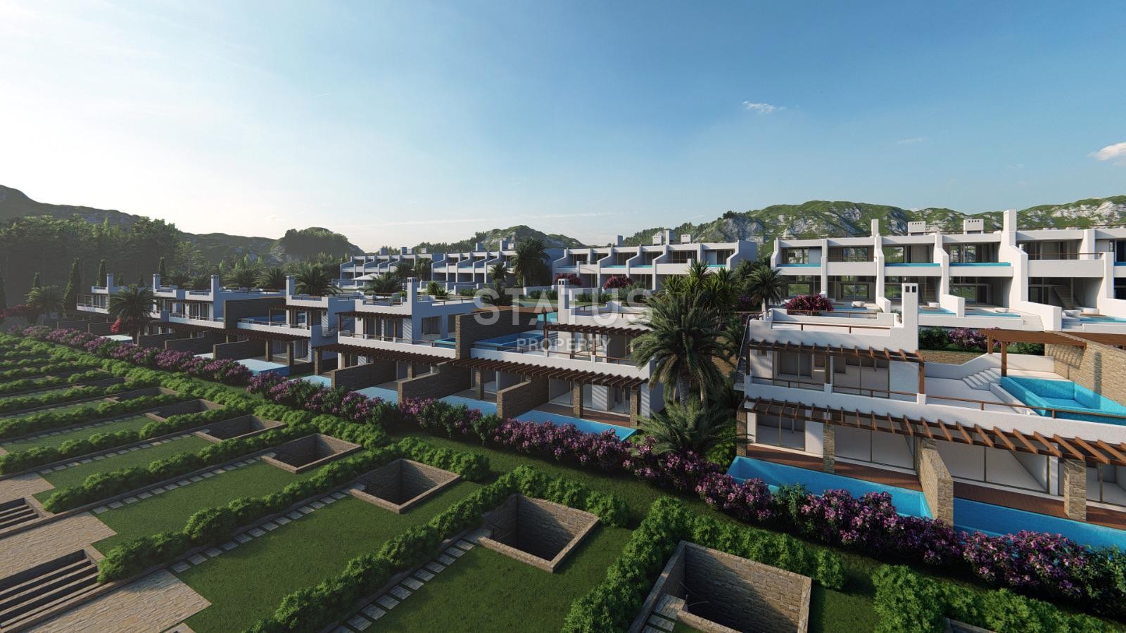 4-комнатные апартаменты 113 м2 + 71 м2 терраса с приватным бассейном в элитном комплексе на первой линии от моря фото 4