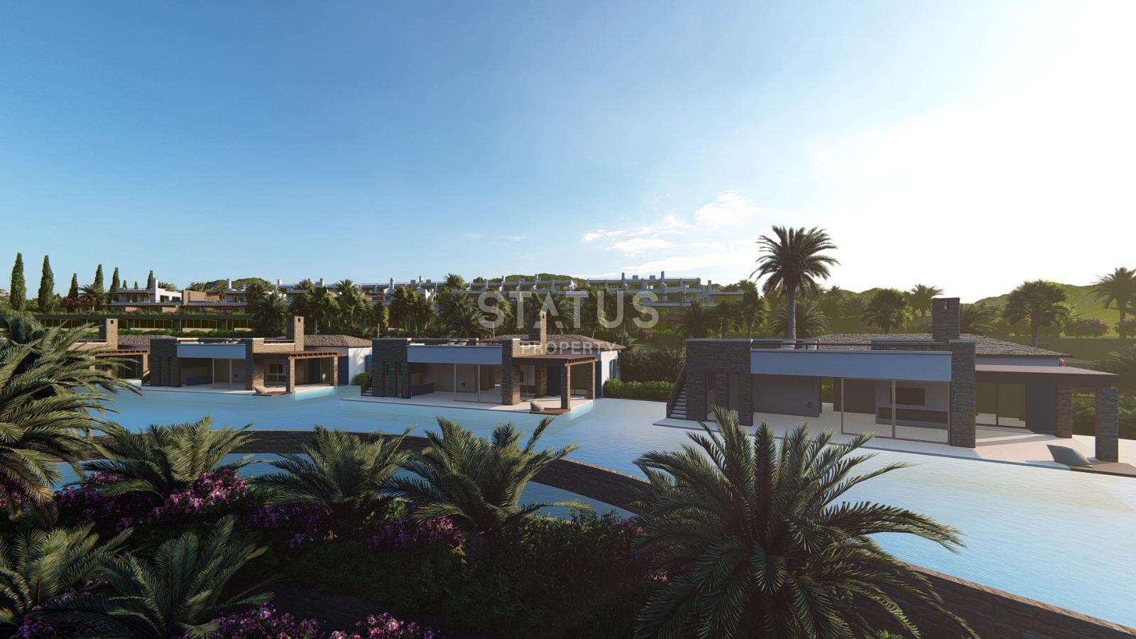 4-комнатные апартаменты 113 м2 + 71 м2 терраса с приватным бассейном в элитном комплексе на первой линии от моря фото 7