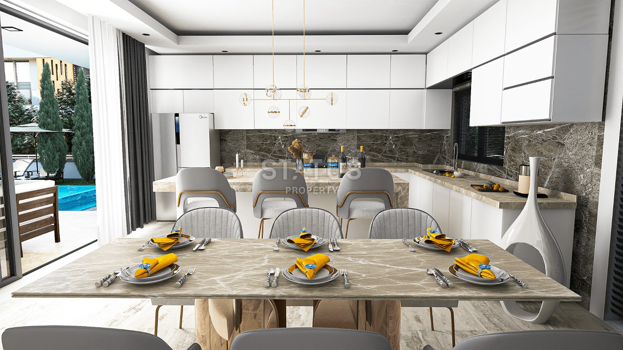 Современная 4-комнатная вилла 220 м2 с бассейном в 5 минутах от моря  фото 10