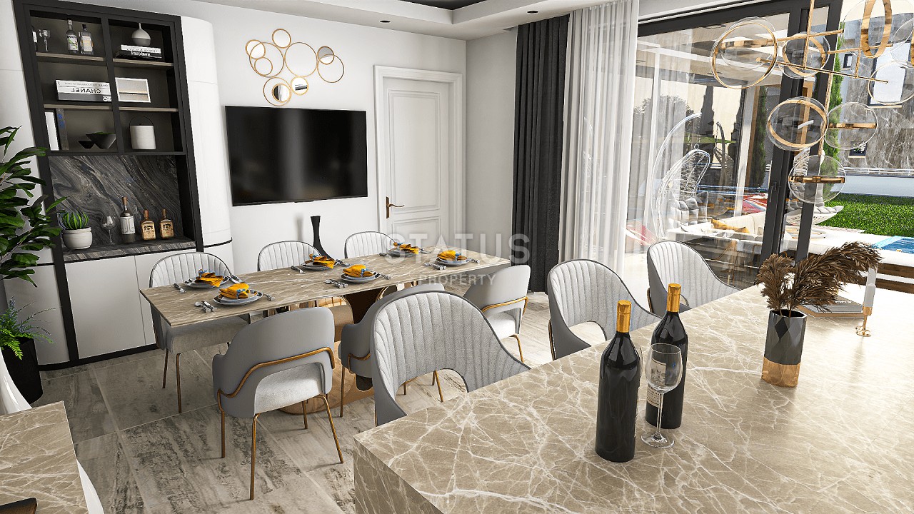 Современная 4-комнатная вилла 220 м2 с бассейном в 5 минутах от моря  фото 12