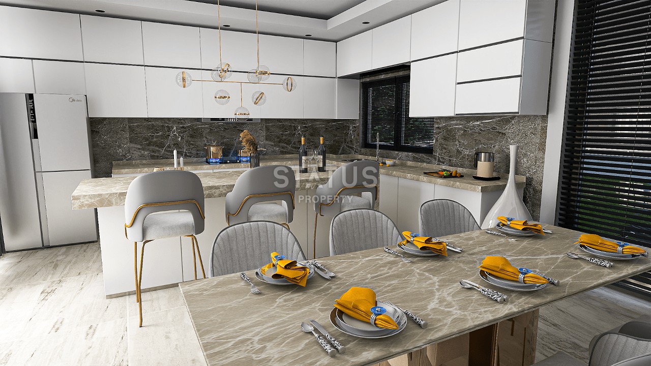 Современная 4-комнатная вилла 220 м2 с бассейном в 5 минутах от моря  фото 13