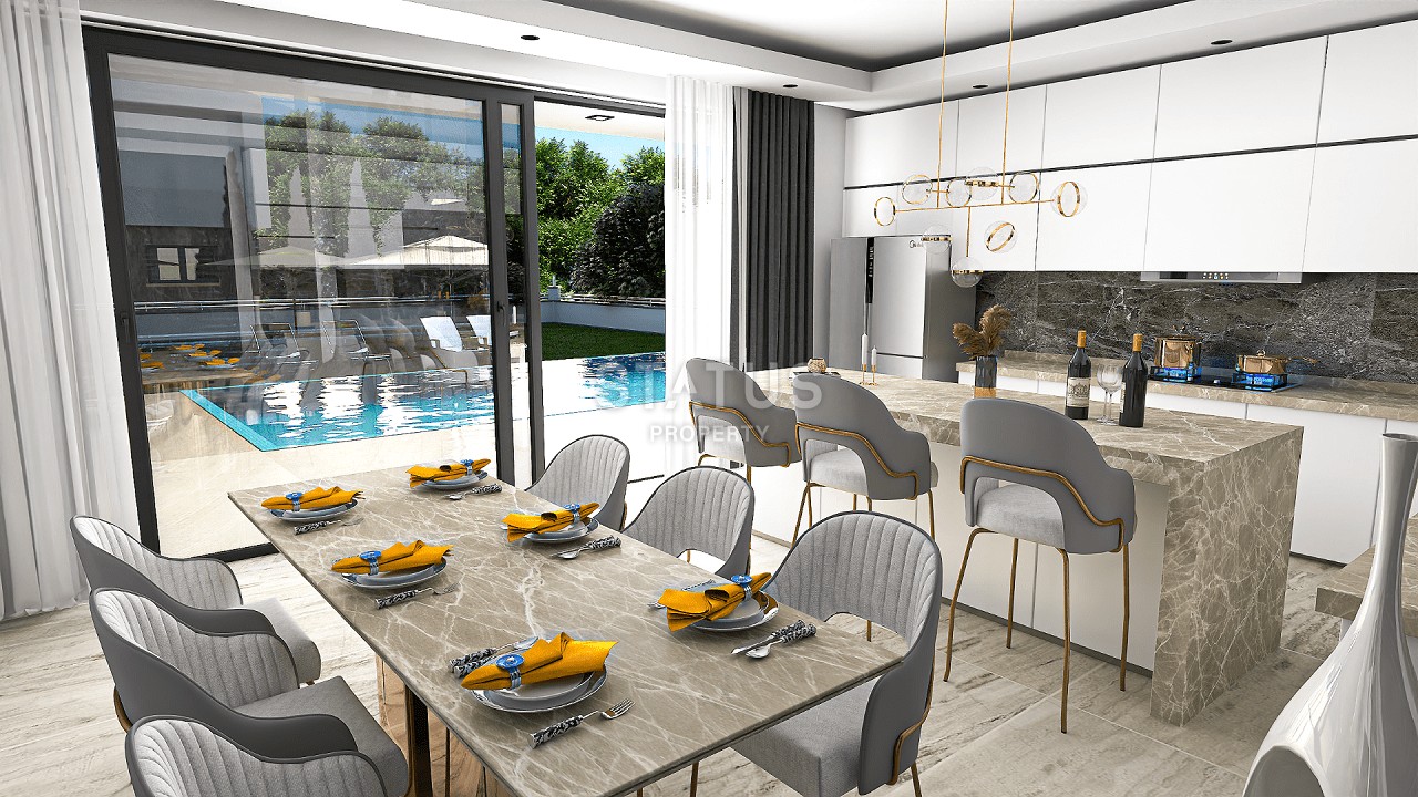 Современная 4-комнатная вилла 220 м2 с бассейном в 5 минутах от моря  фото 15