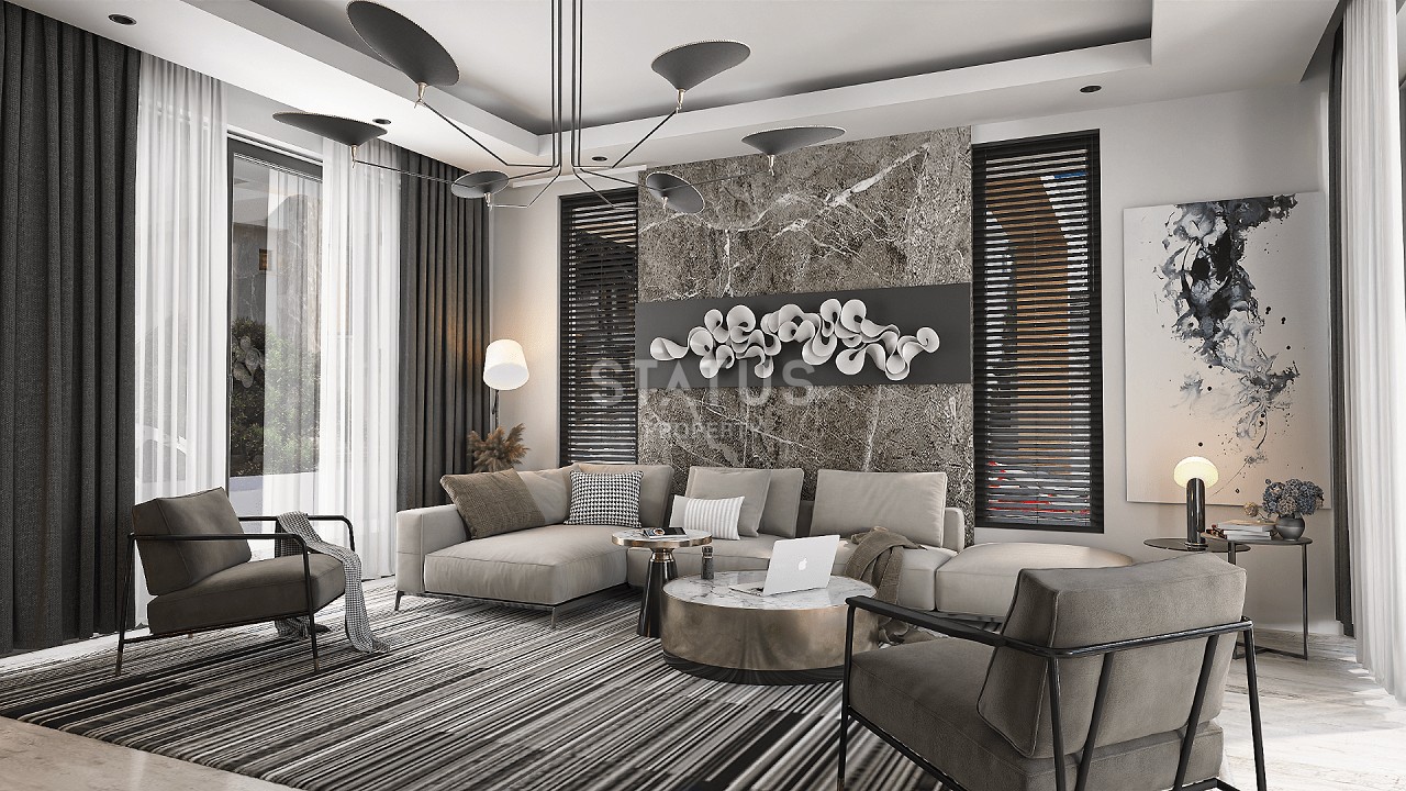 Современная 4-комнатная вилла 220 м2 с бассейном в 5 минутах от моря  фото 17