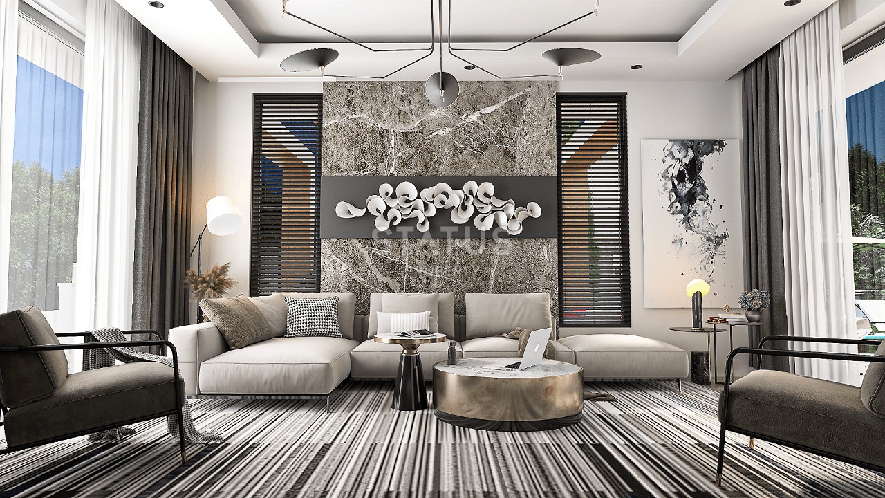 Современная 4-комнатная вилла 220 м2 с бассейном в 5 минутах от моря  фото 20