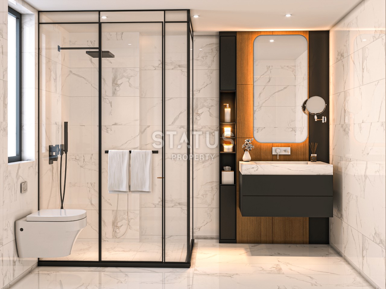 Современная 4-комнатная вилла 220 м2 с бассейном в 5 минутах от моря  фото 24