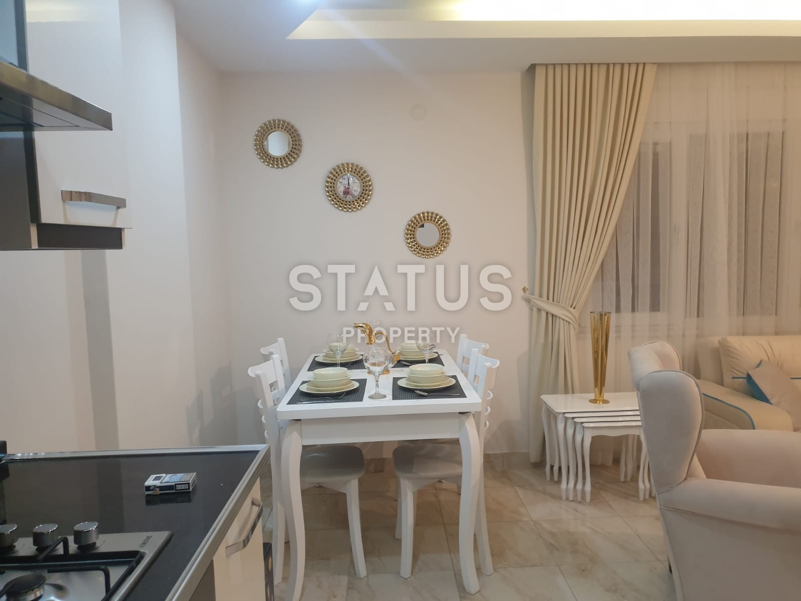 Меблированная двухкомнатная квартира в центре района Махмутлар, 75 м2 фото 9