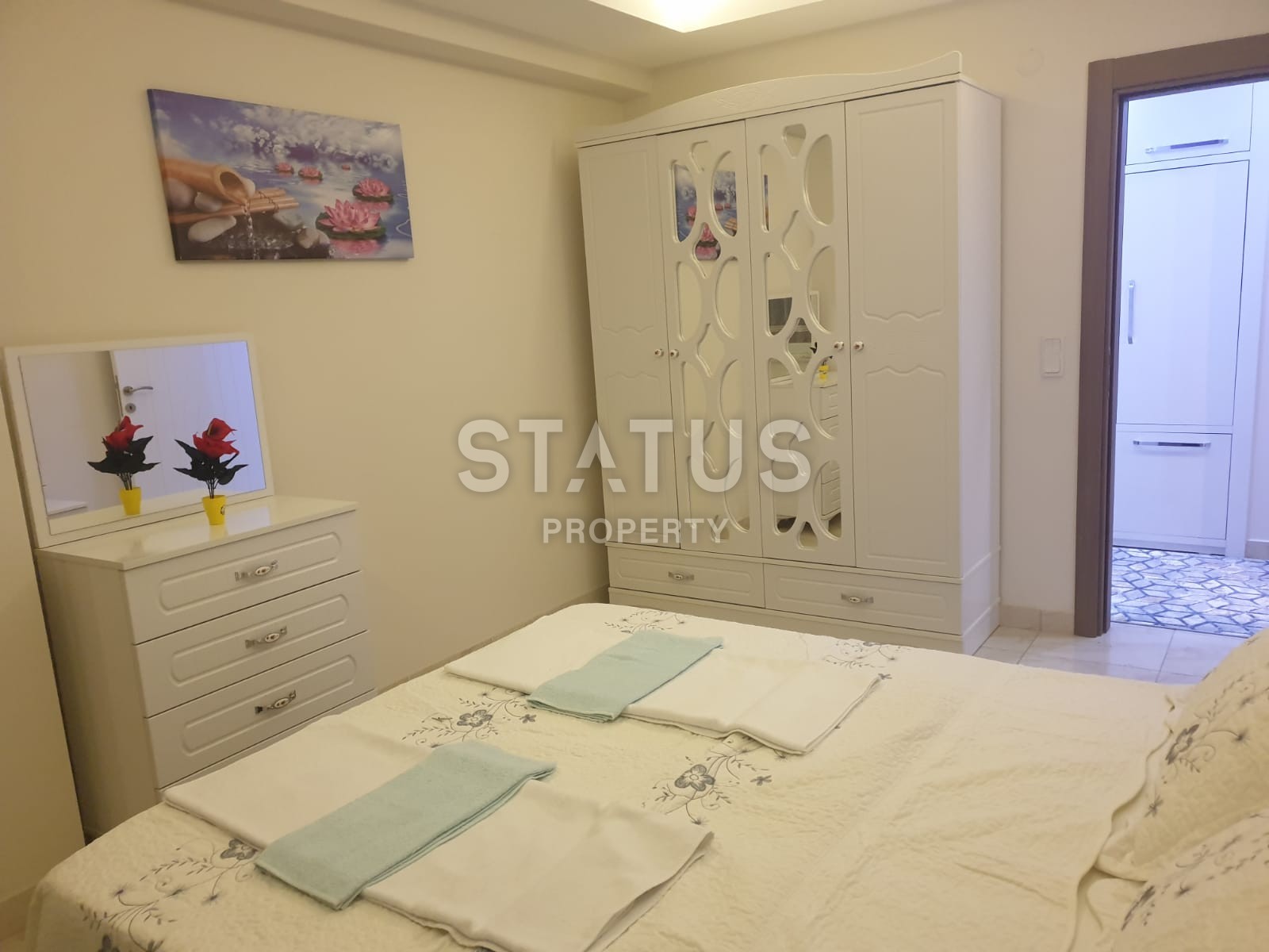 Меблированная двухкомнатная квартира в центре района Махмутлар, 75 м2 фото 13