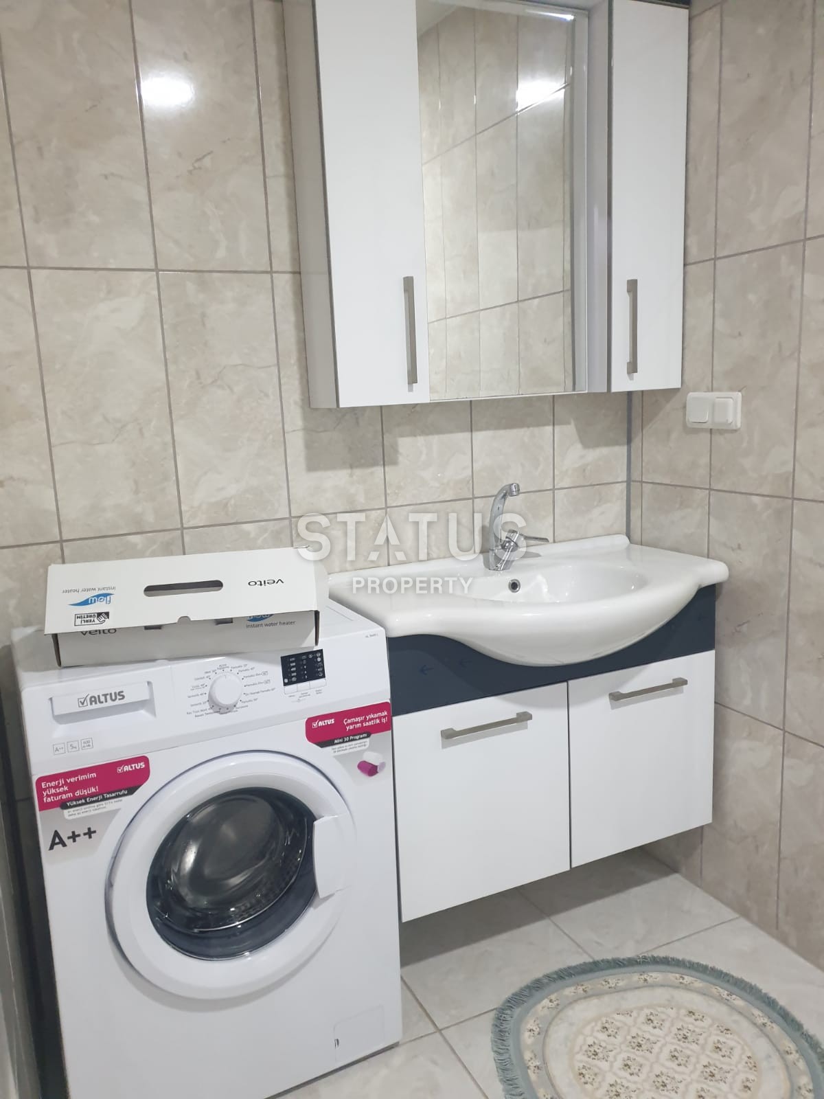 Меблированная двухкомнатная квартира в центре района Махмутлар, 75 м2 фото 15