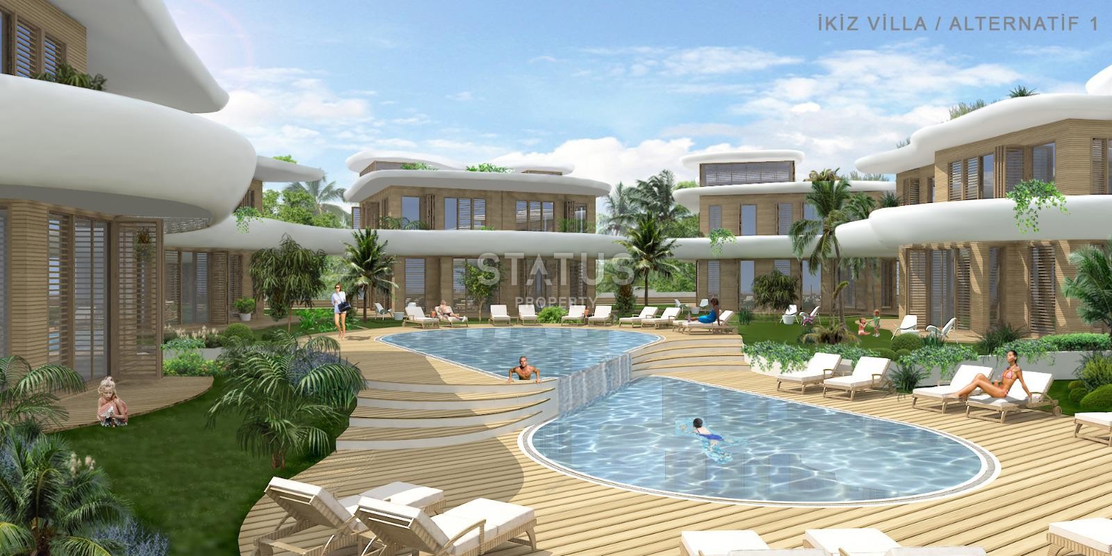 5-комнатная вилла  с собственным участком земли 438 м2 в 600 метрах от моря, 220м2 фото 5