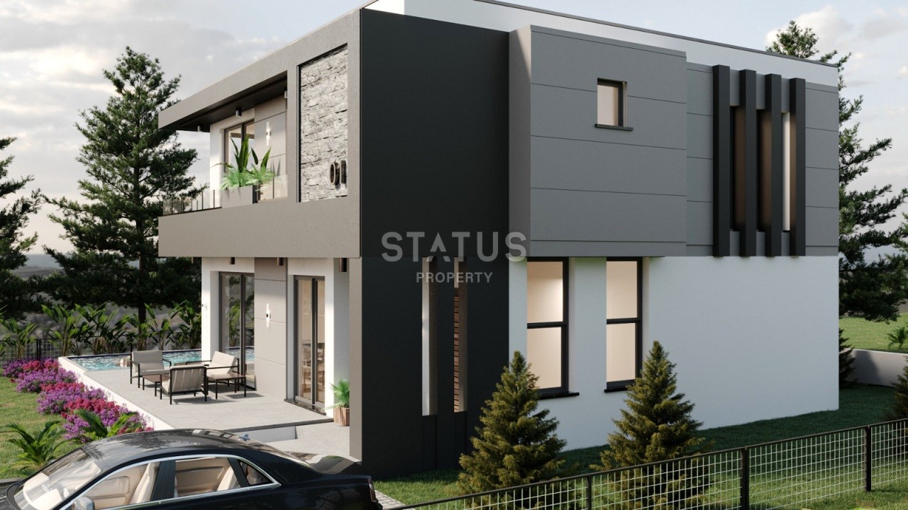 Красивая вилла (4+1) 199 м2 в Чаталкее фото 35