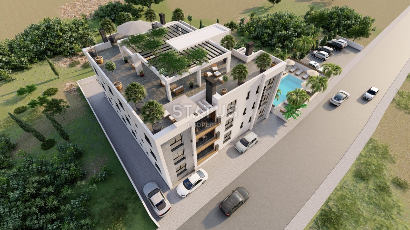 Квартира 2+1,  83 м2  в новом комплексе в Алсанджаке фото 12