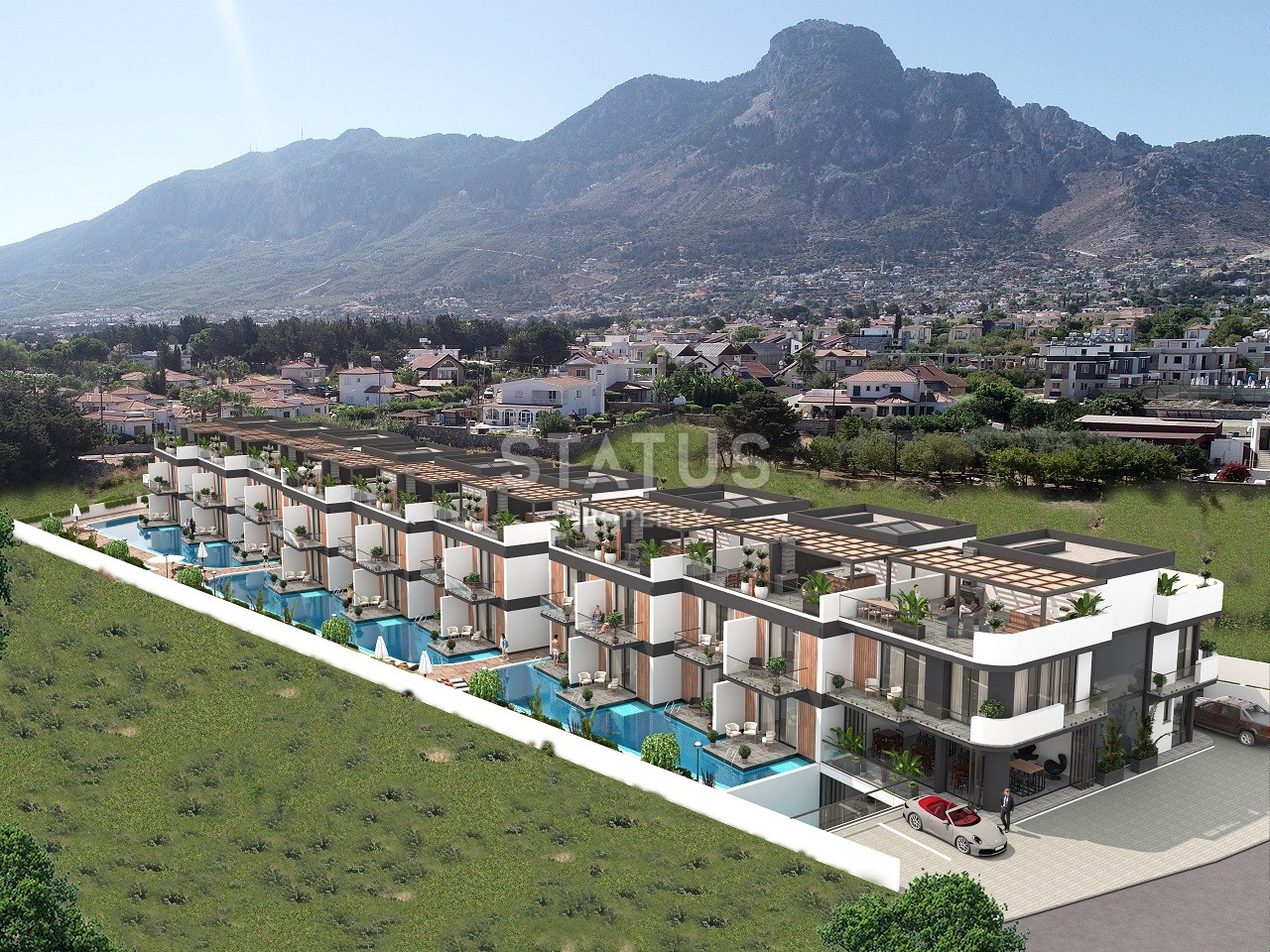 3 комнатная квартира, 90м2 в роскошном комплексе в Каршияке фото 3