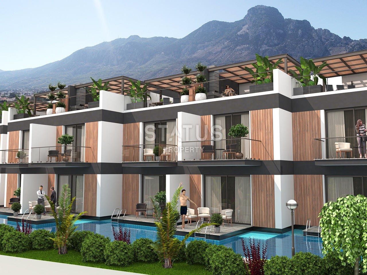 3 комнатная квартира, 90м2 в роскошном комплексе в Каршияке фото 6