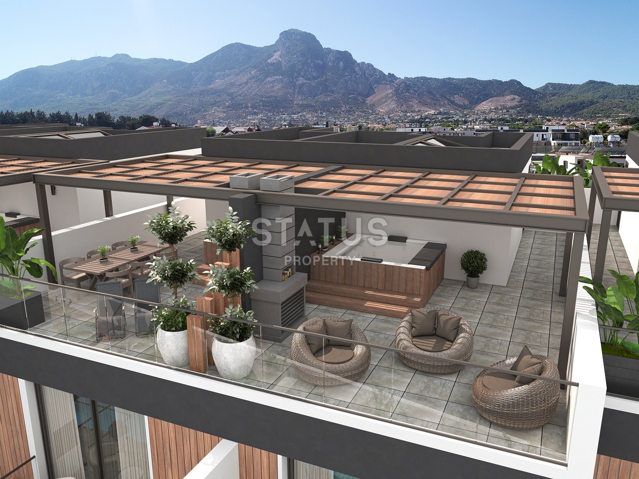 3 комнатная квартира, 90м2 в роскошном комплексе в Каршияке фото 10