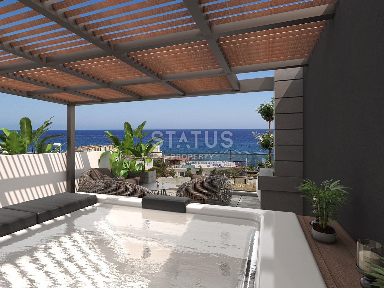 3 комнатная квартира, 90м2 в роскошном комплексе в Каршияке фото 11