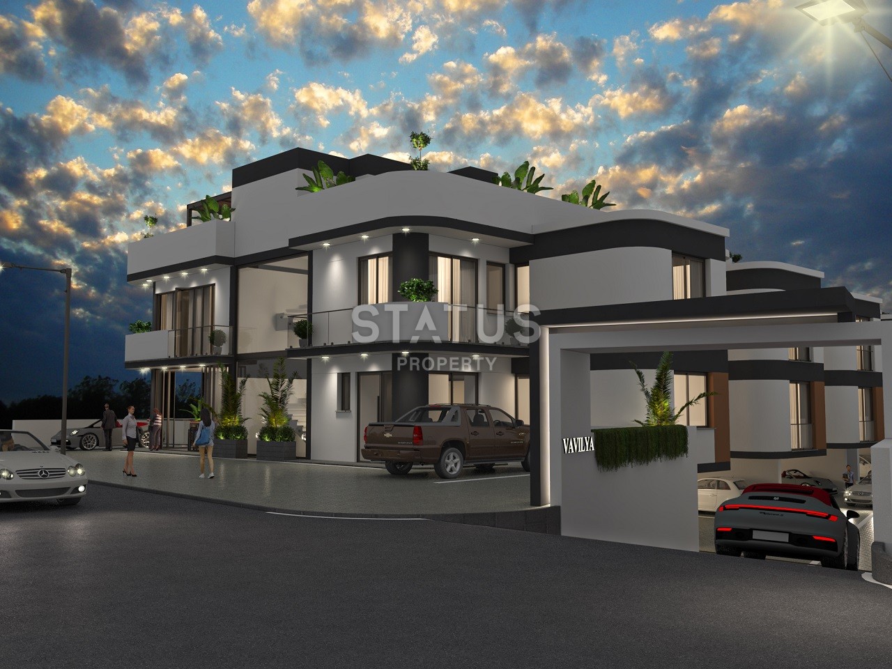 3 комнатная квартира, 90м2 в роскошном комплексе в Каршияке фото 12