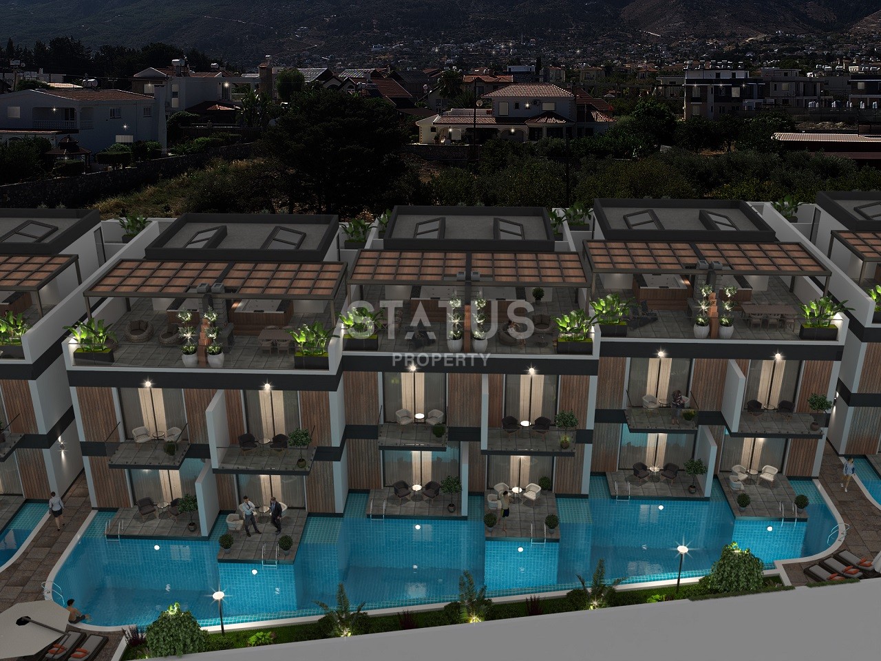 3 комнатная квартира, 90м2 в роскошном комплексе в Каршияке фото 15