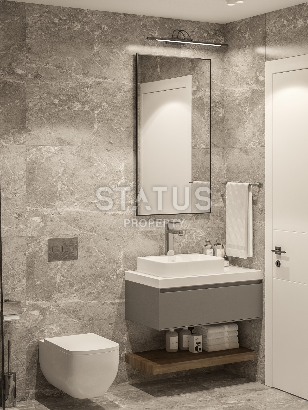 2-х комнатная квартира 59 м2 в уютном комплексе в Татлысу фото 11