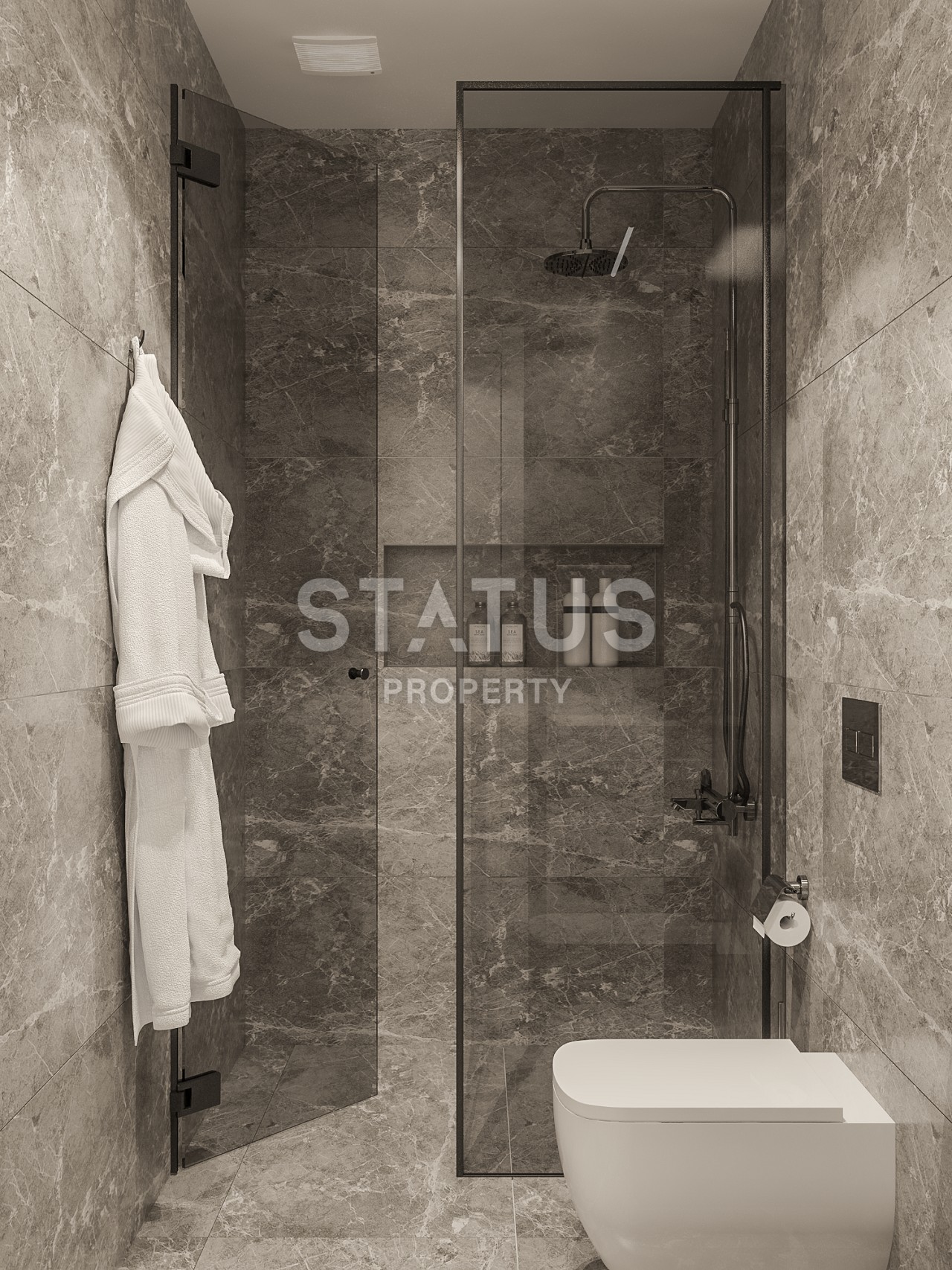 2-х комнатная квартира 59 м2 в уютном комплексе в Татлысу фото 13