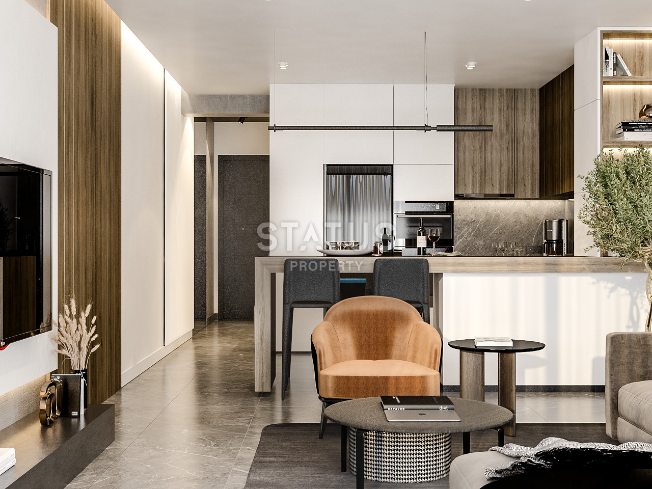 2-х комнатная квартира 59 м2 в уютном комплексе в Татлысу фото 23