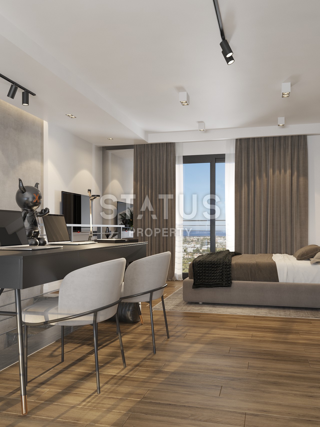 Апартаменты 1+1 Loft  67м2 в новом комплексе в Татлысу фото 7