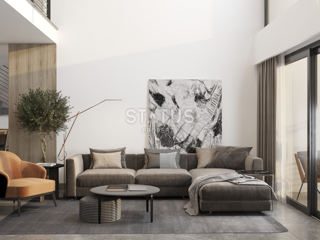 Апартаменты 1+1 Loft  67м2 в новом комплексе в Татлысу фото 11