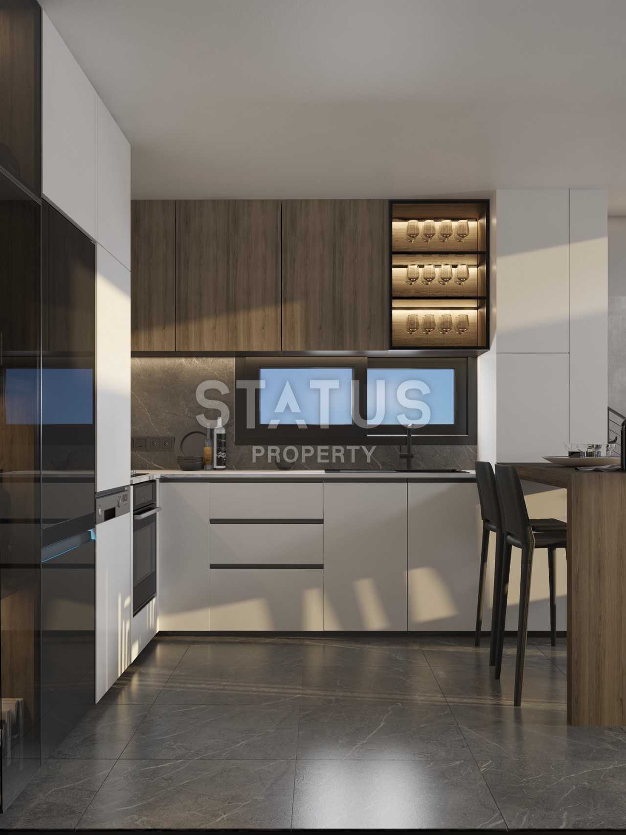 Апартаменты 1+1 Loft  67м2 в новом комплексе в Татлысу фото 22