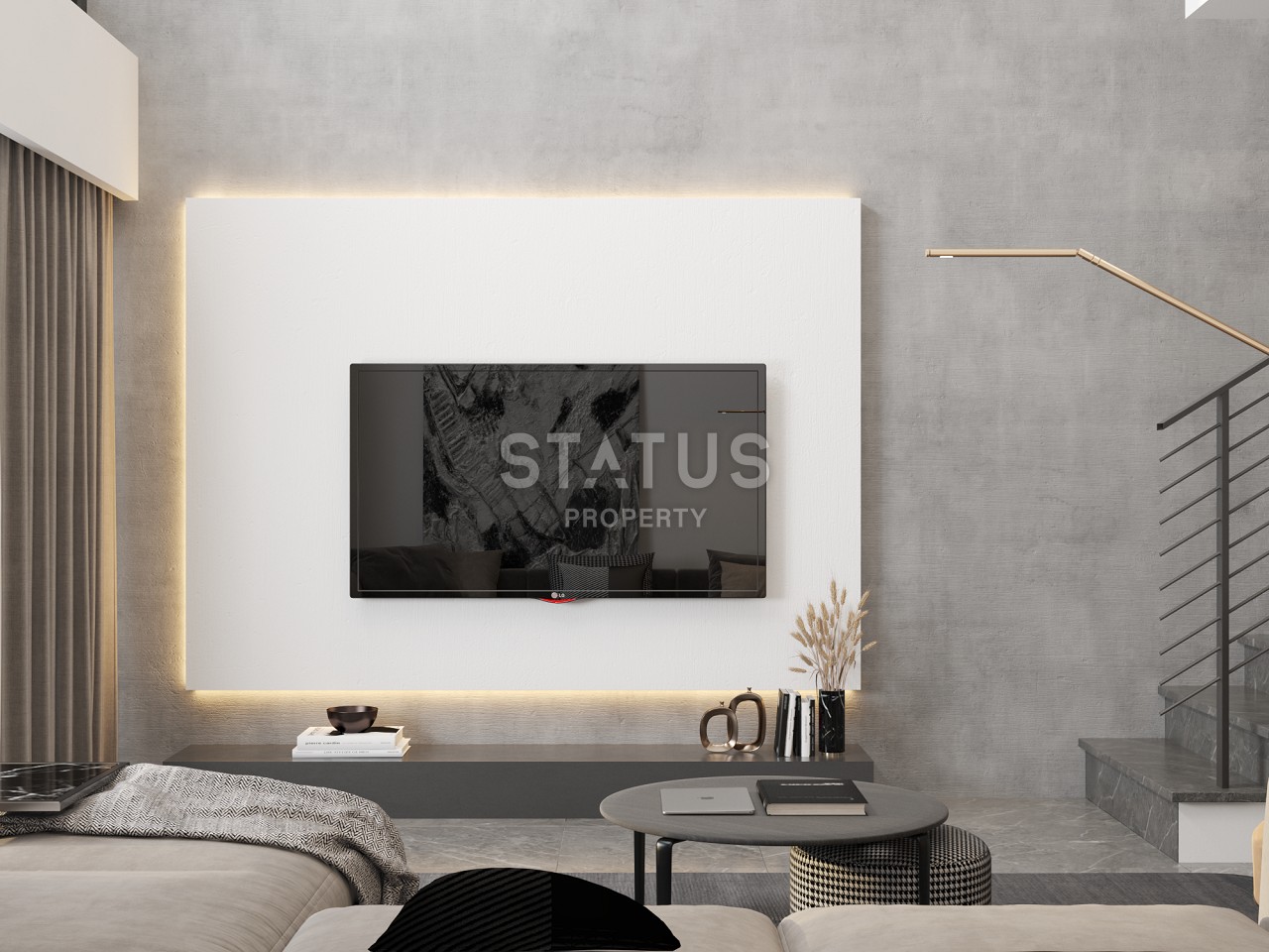 Апартаменты 1+1 Loft  67м2 в новом комплексе в Татлысу фото 25