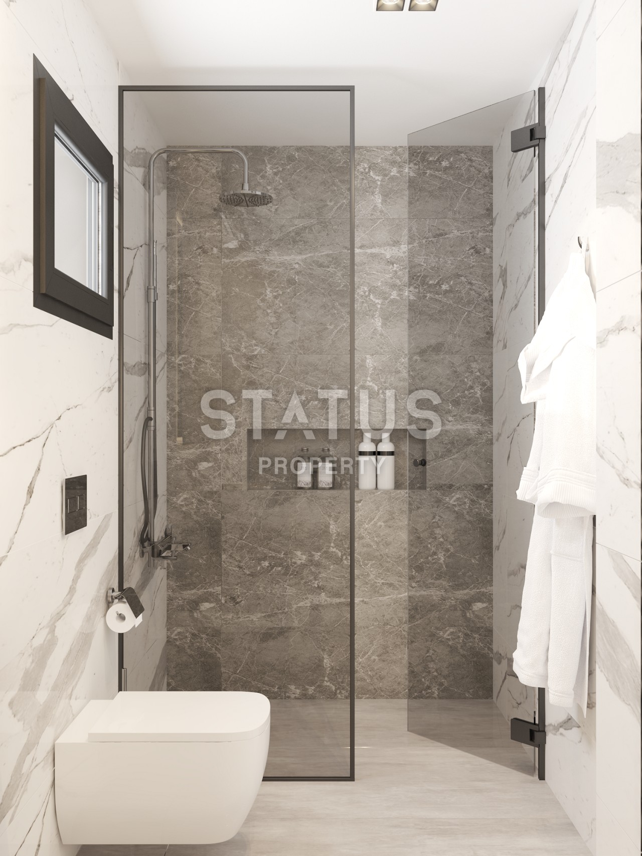 Апартаменты 1+1 Loft  67м2 в новом комплексе в Татлысу фото 27