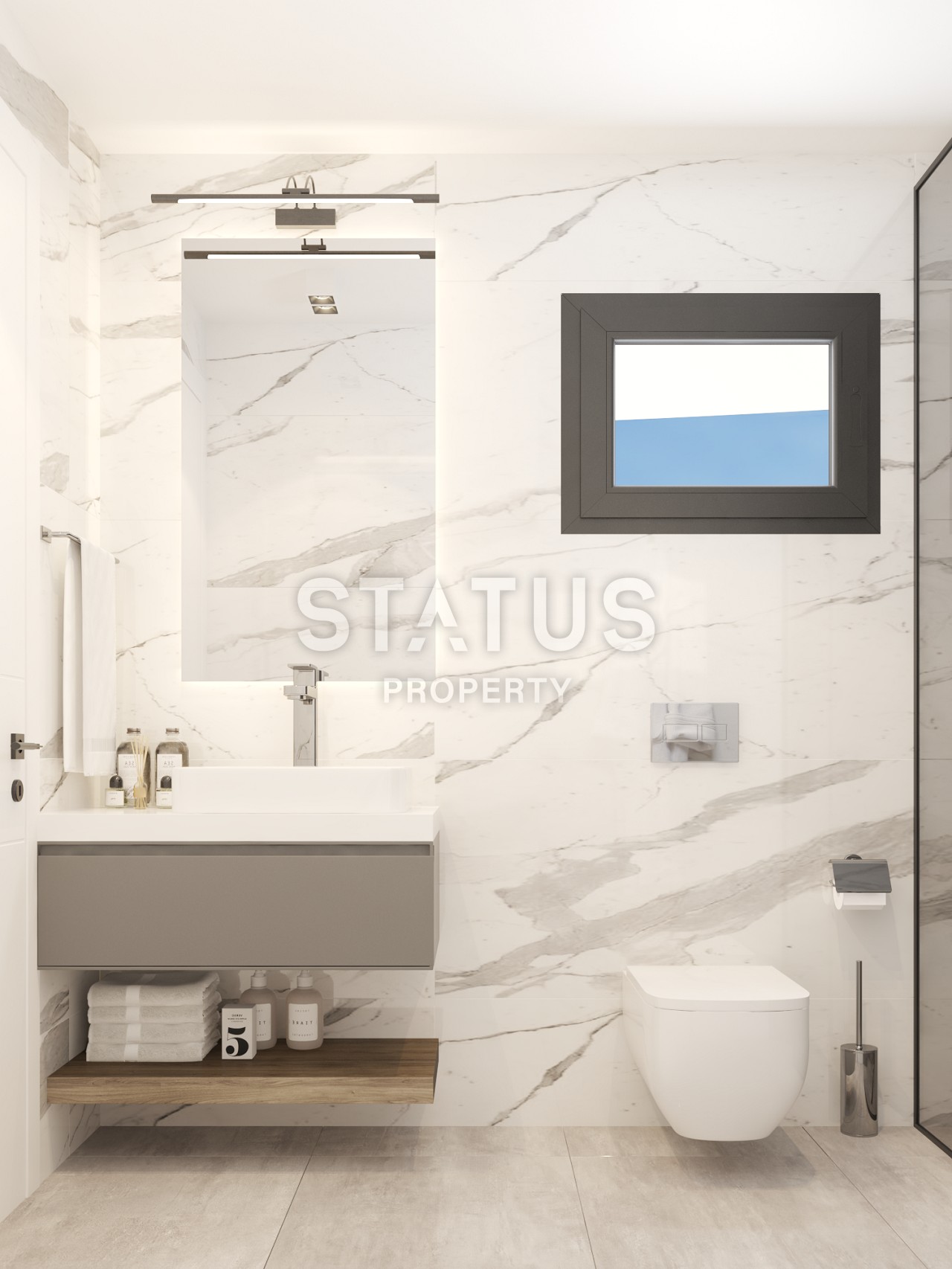 Апартаменты 1+1 Loft  67м2 в новом комплексе в Татлысу фото 28