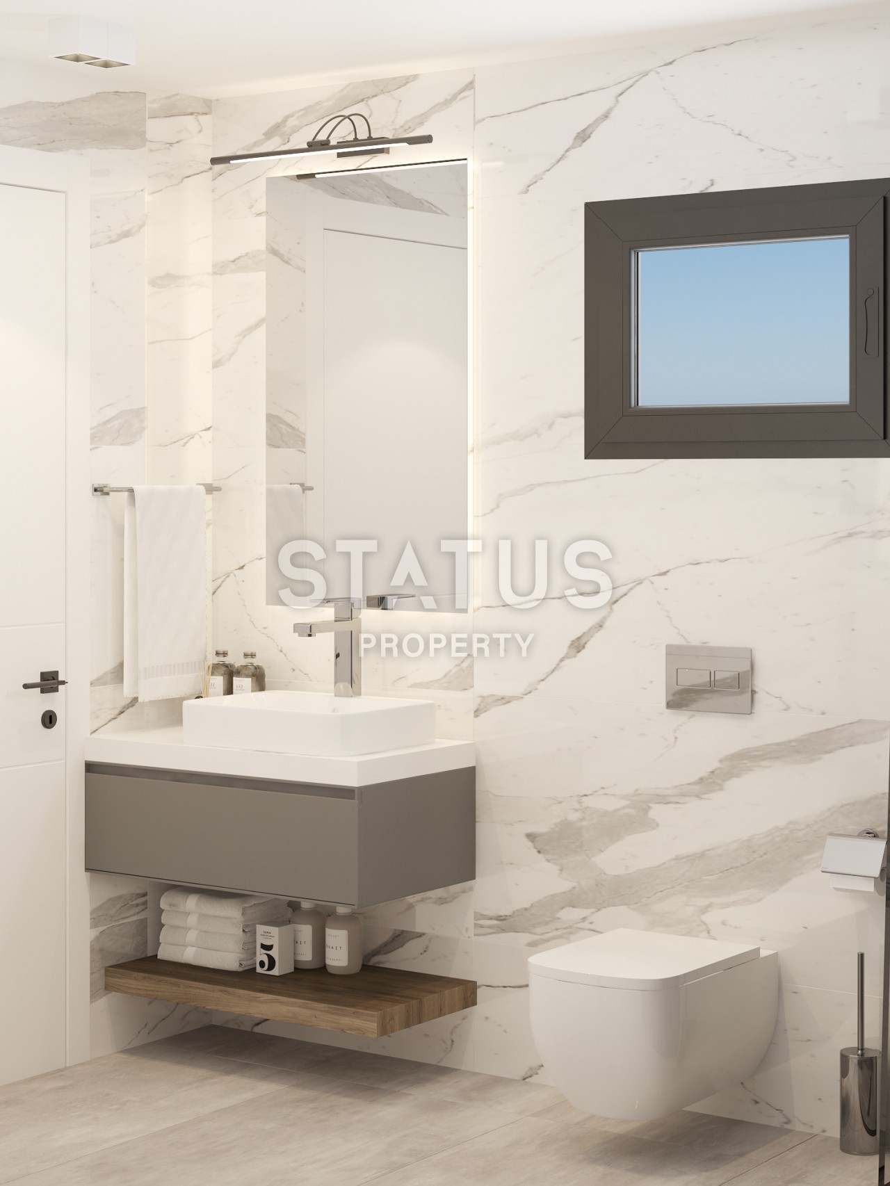 Апартаменты 1+1 Loft  67м2 в новом комплексе в Татлысу фото 29