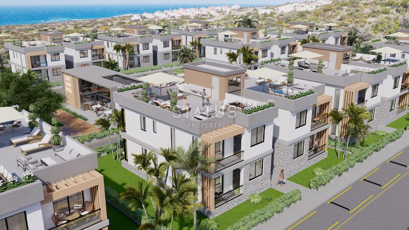 3-комнатная квартира, 92 м2 с большим балконом в новом комплексе  в Эсентепе фото 11