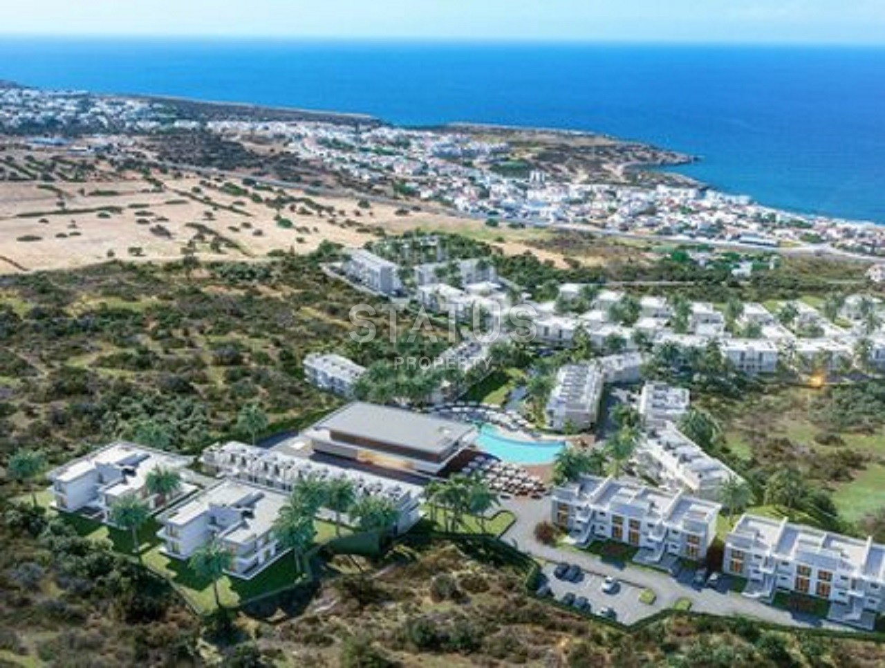 3-х комнатная квартира, 75м2 с садом в новом комплексе в Эсентепе фото 2