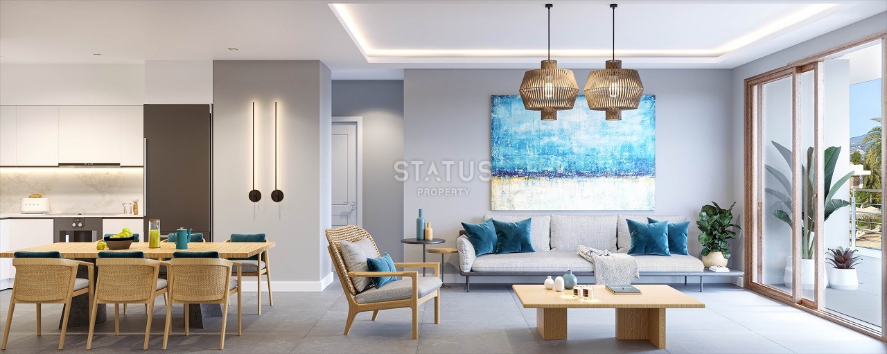 3-room apartment 90.5 m2 in a new complex in Esentepe фото 3