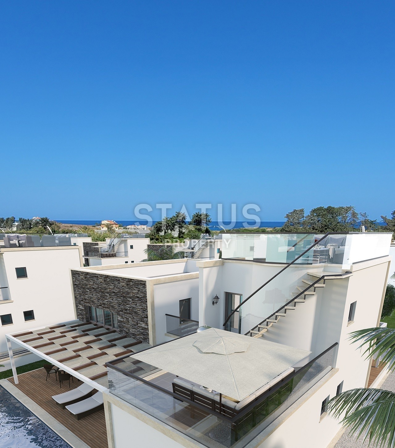 Cовременная вилла 139 м2 c бассейном в Каршияке фото 15