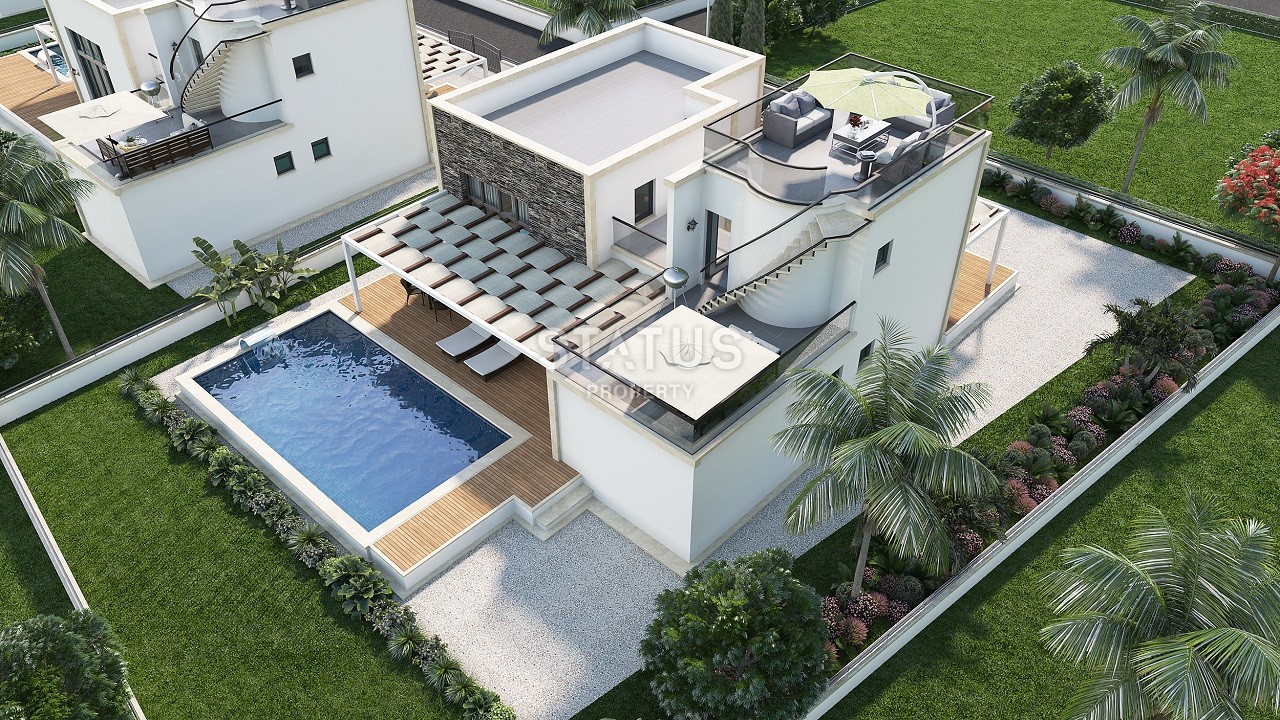 Cовременная вилла 139 м2 c бассейном в Каршияке фото 17