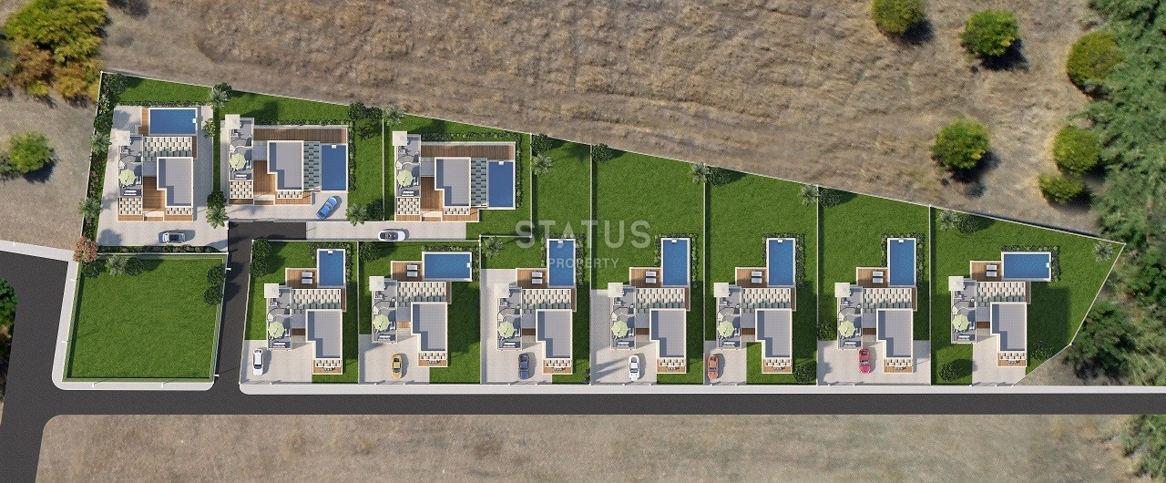 Cовременная вилла 139 м2 c бассейном в Каршияке фото 36