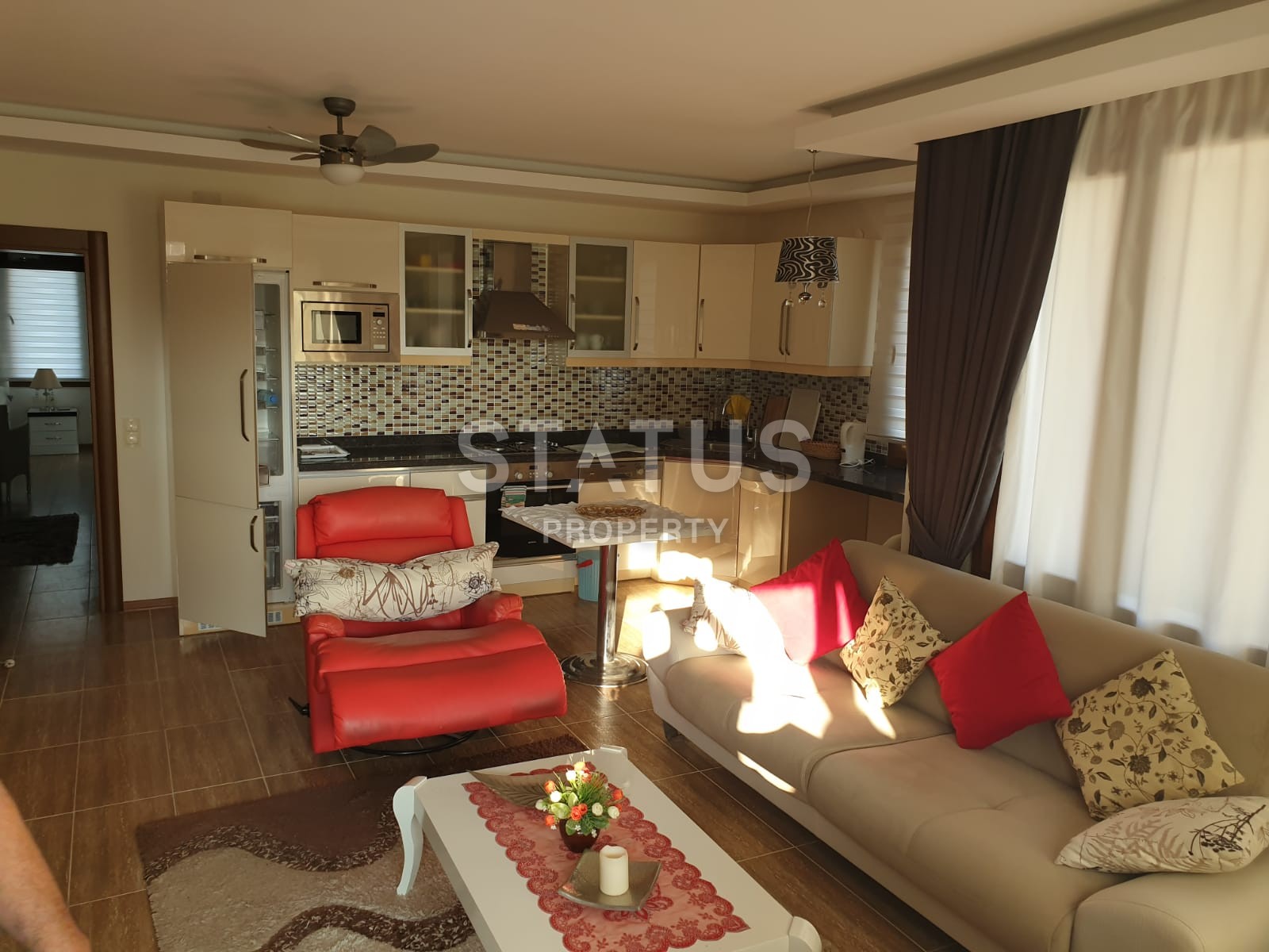 Трехкомнатные апартаменты с мебелью в шикарном комплексе в Обе, 100 м2 фото 8