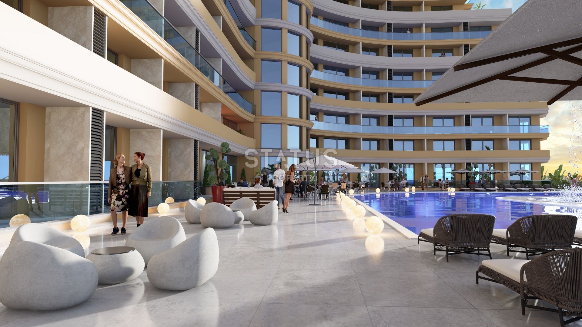 Studio 45 m? in a luxury complex close to the beach фото 5