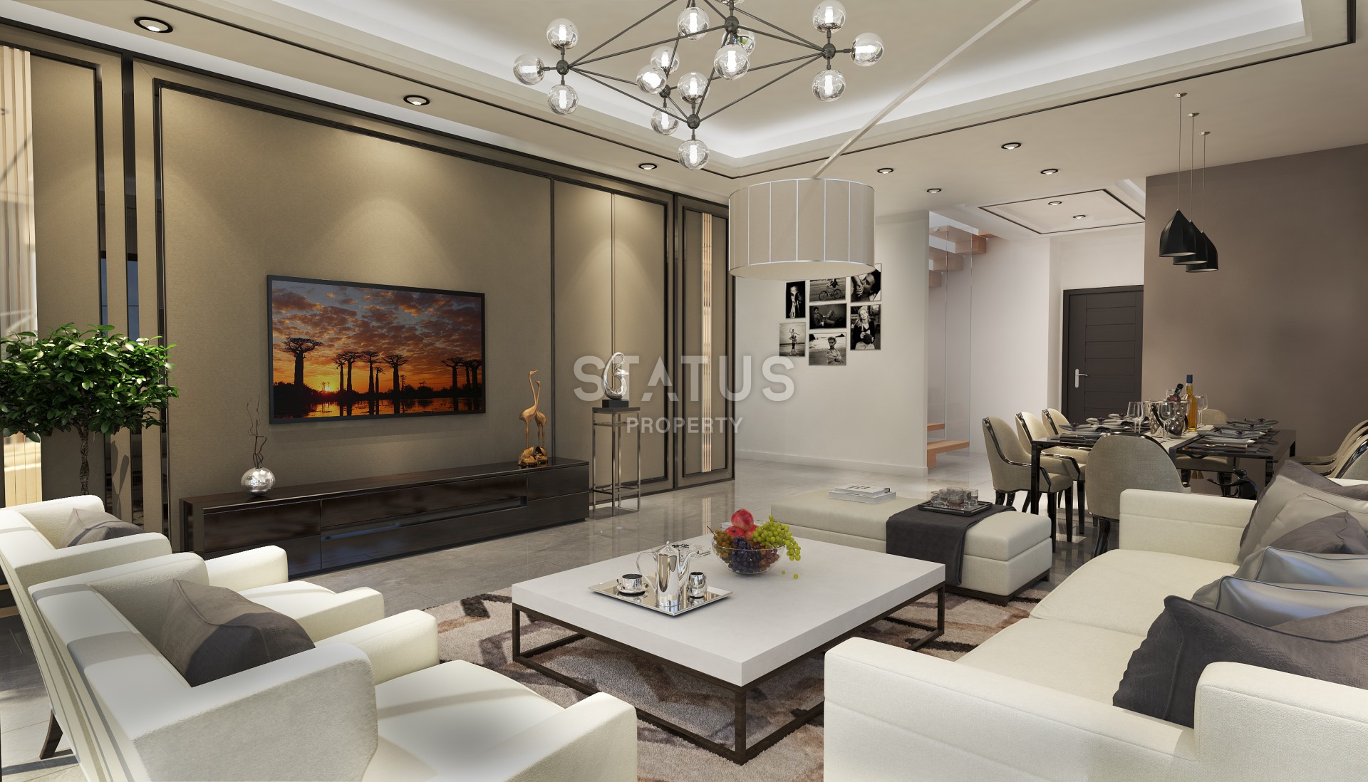 4-х комнатная квартира  Пентхаус 165 м2  с террасой 35 м2 в Кирении фото 21