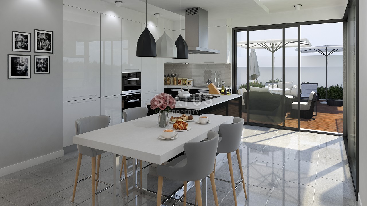 Апартаменты 3+1 , 200 м2  с бассейном в новом доме в центре Кирении фото 10