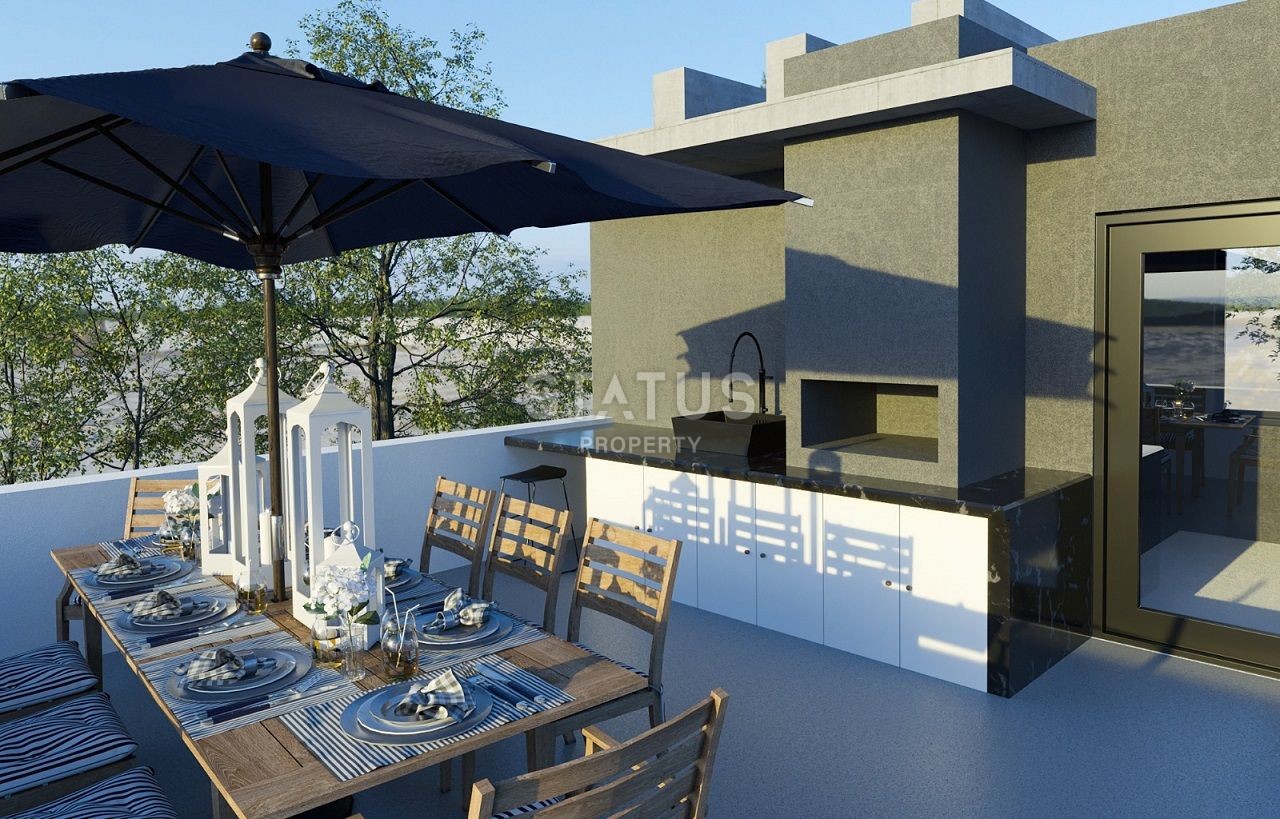 Комфортная вилла 4+1 180 м2 с бассейном в Каршияке фото 6