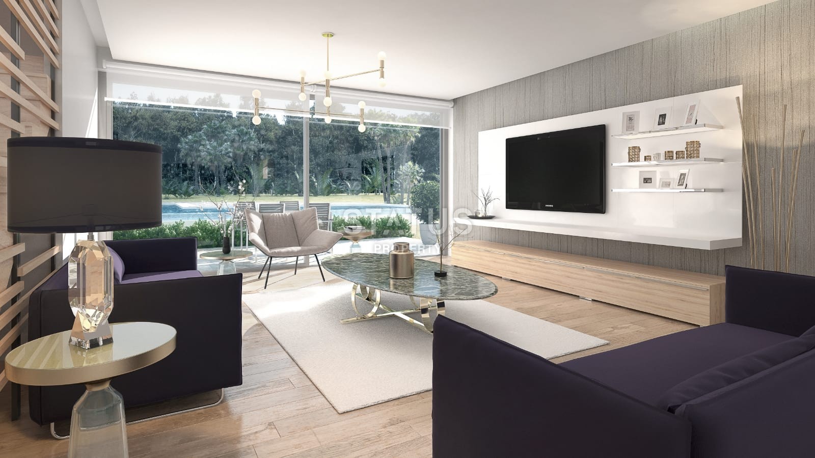 Комфортная вилла 4+1 180 м2 с бассейном в Каршияке фото 10