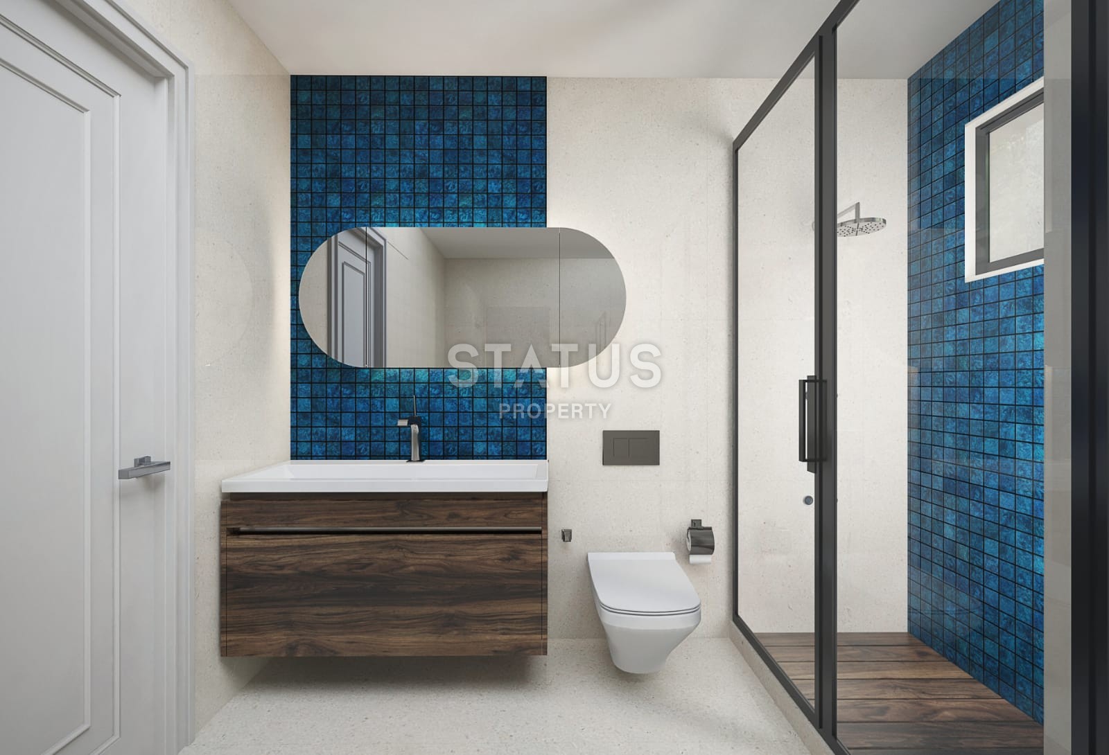 Комфортная вилла 4+1 180 м2 с бассейном в Каршияке фото 14