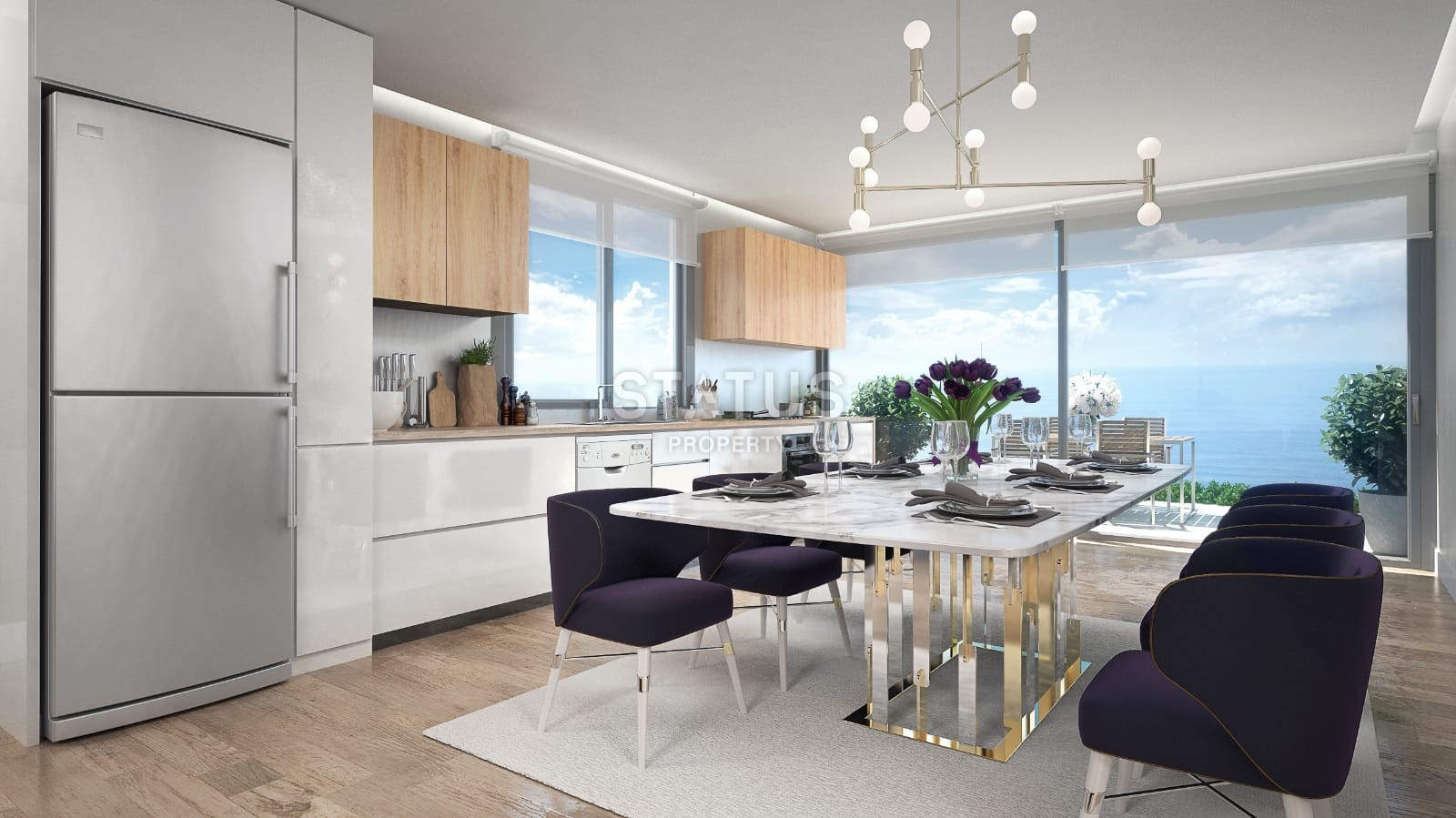 Комфортная вилла 4+1 180 м2 с бассейном в Каршияке фото 15