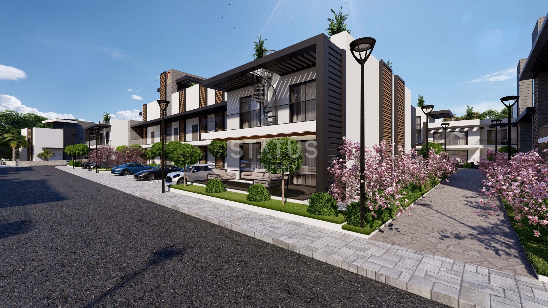 3+1 таунхаус  261 м2 с террасой на крыше 74 м2  в новом комплексе в Искеле фото 6