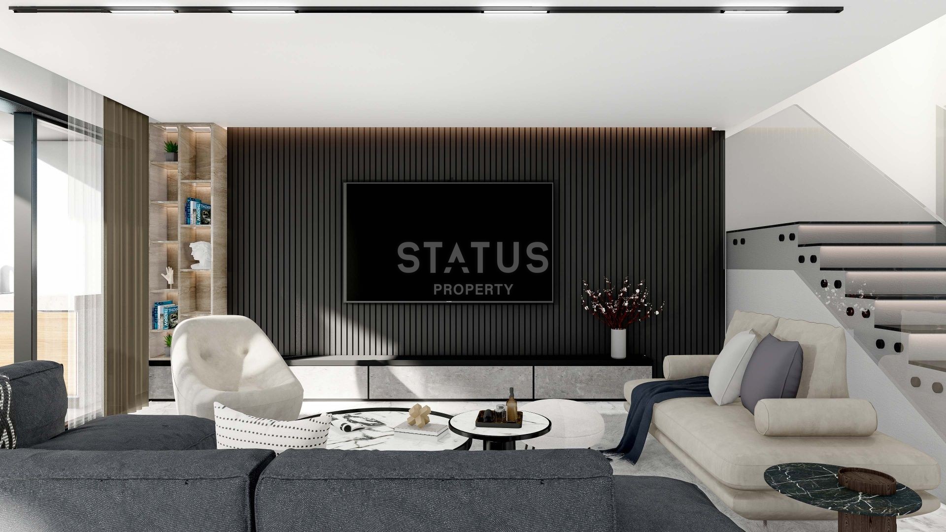 3+1 таунхаус  261 м2 с террасой на крыше 74 м2  в новом комплексе в Искеле фото 11